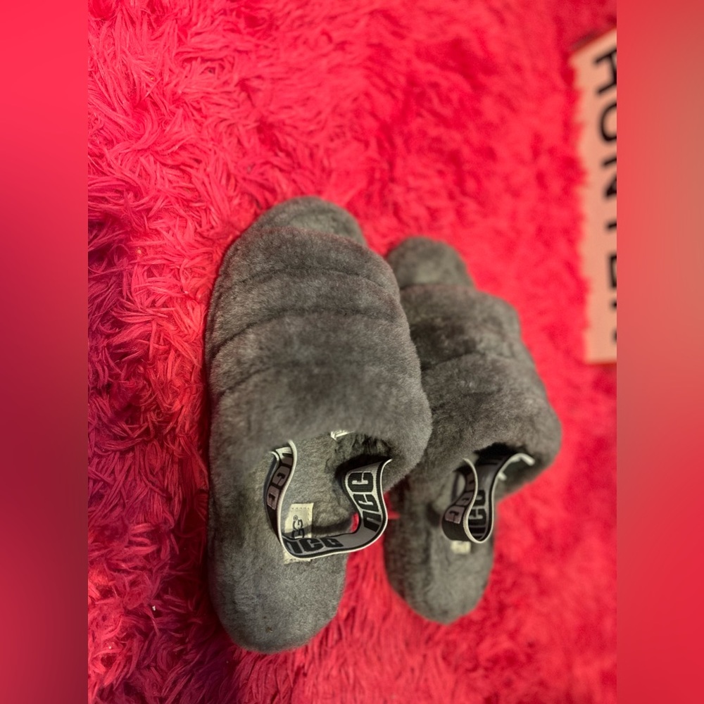 Uggs Fluff Yeah Shearling Slingback Slippers - image 5